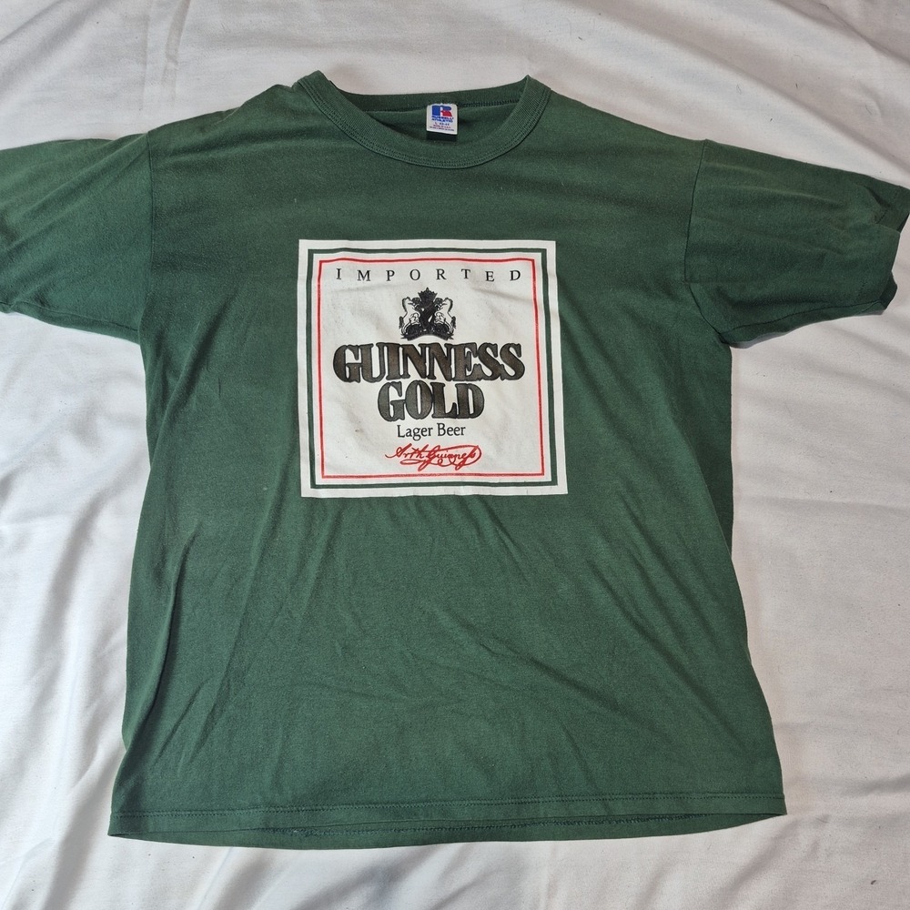 Vintage Russell Guinness Beer Tee (L)